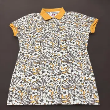 MASTER BUNNY EDITION 꽃무늬 피케 셔츠