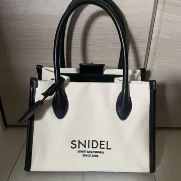 SNIDEL 캔버스 핸드백 스나이델 핸드백
