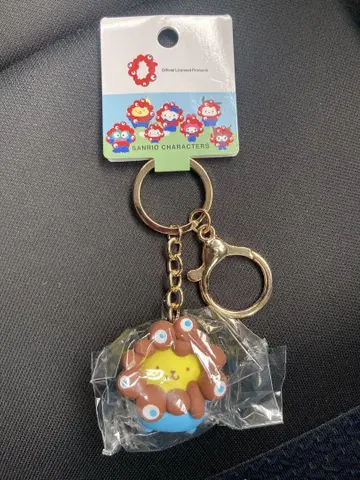 간사이 만박 폼폼푸딩 산리오 미야쿠미야쿠 변신 입체 마스코트 키링