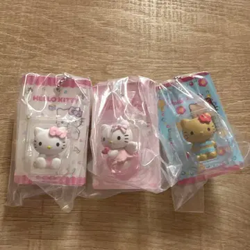 헬로키티 패키지 미니어처 컬렉션 키링 가챠가챠
