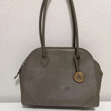 HANAE MORI 그레이 토트백 합성 피혁