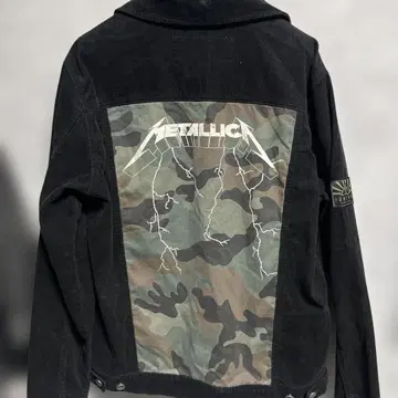 Metallica 코듀로이 블랙 자켓