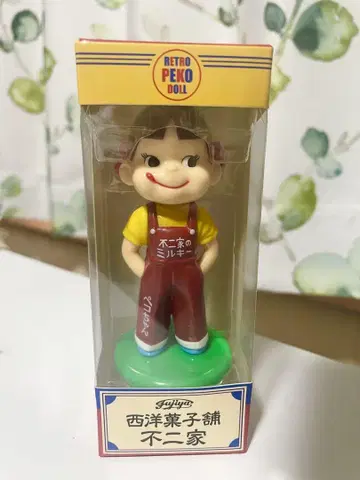 레트로 페코짱 인형 고개 까딱이는 후지야