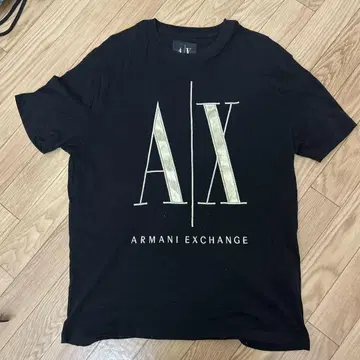 Armani Exchange 블랙 T셔츠 S