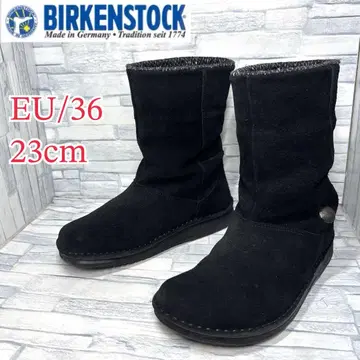 새상품급 버켄스탁 숏부츠 보아 스웨이드 블랙 23cm