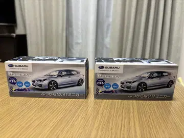 SUBARU IMPREZA 부딪히지 않아!? 미니카 2대 세트