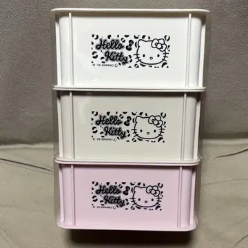 아베일 헬로키티 미니 컨테이너 산리오 수납 레어 배송비 포함
