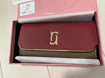 [ 미사용품 ] Rubin Rosa 장지갑 레드/브라운