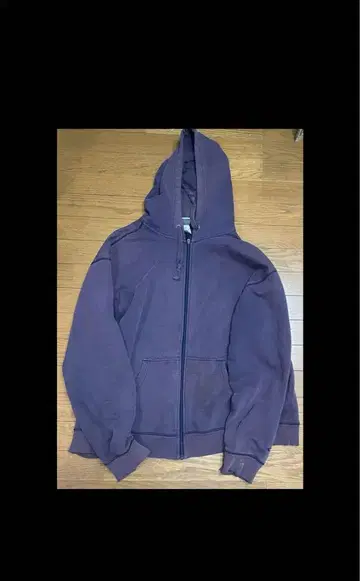 구제 의류 Champion 퍼플 후드티 XL