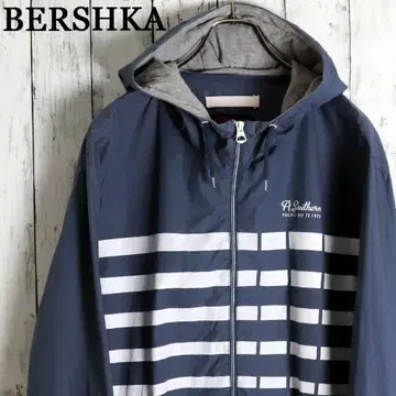 스페인발! BERSHKA 버쉬카 보더 무늬 집업 후드티