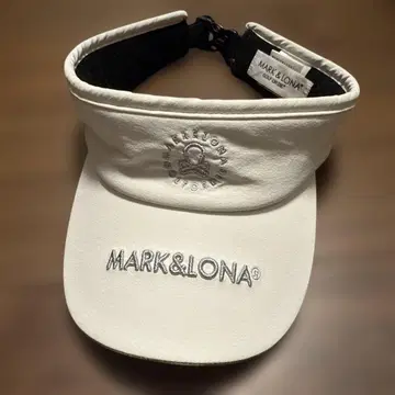 MARK&LONA 화이트 바이저