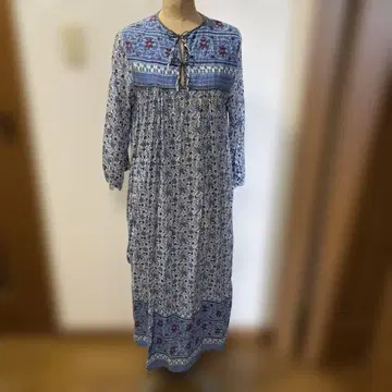 (레어) 빈티지 인도면 원피스