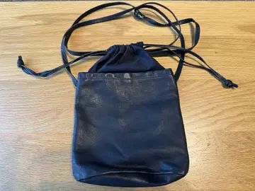 숄더백 복조리 블랙 천연 가죽