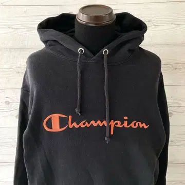 챔피온 챔피온 후드티 로고 자수 블랙 XL 51