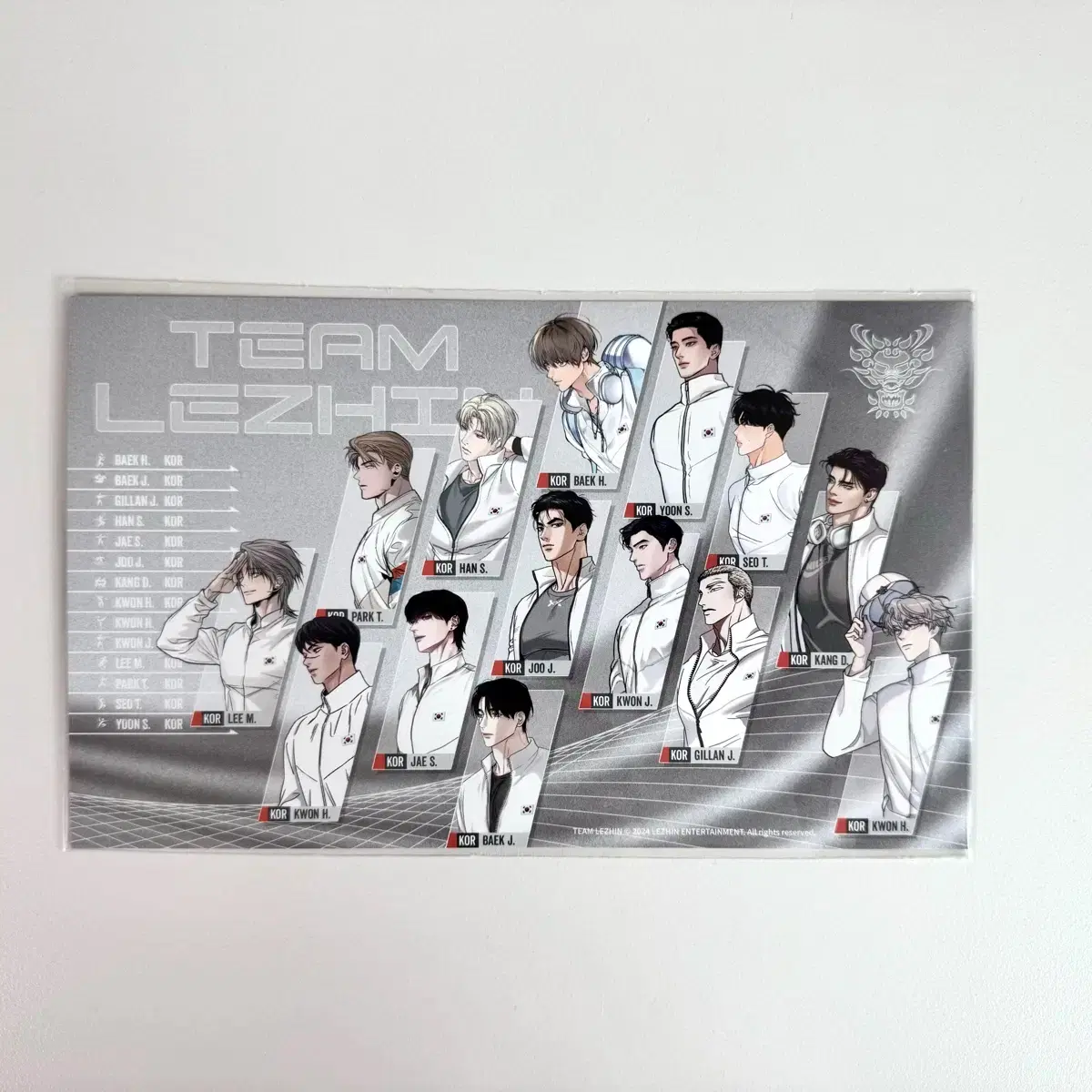 Team Rejin Seageu postcard resin pop up goods Yahuacheop Limited Run Jinx season's greetings