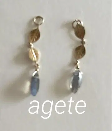 agete 10k 귀걸이 참 래브라도 라이트