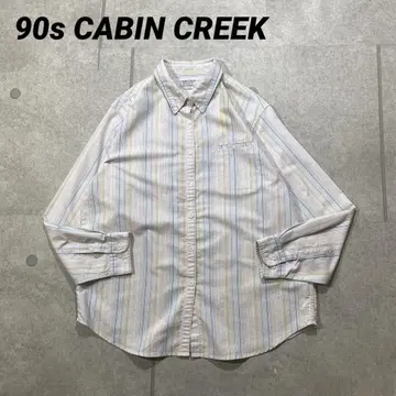 90s 빈티지 CABIN CREEK 캐빈 크릭 스트라이프