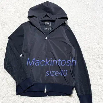 [ 컨디션 최상 ] 매킨토시 후드 부착 네이비 아우터 size 40