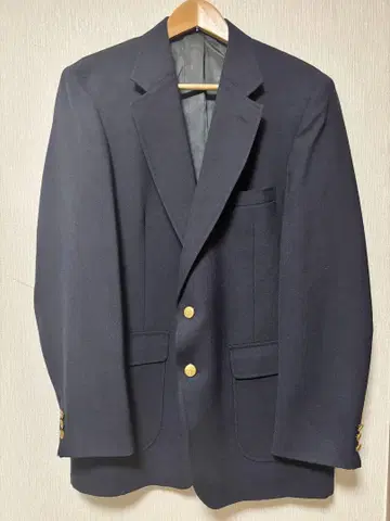 네이비 테일러드 자켓 골드 버튼 네이비 자켓 90s Stafford