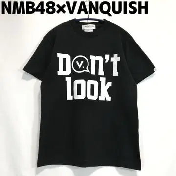 NMB48 VANQUISH 콜라보 T셔츠 반팔 뱅퀴시 굿즈 블랙