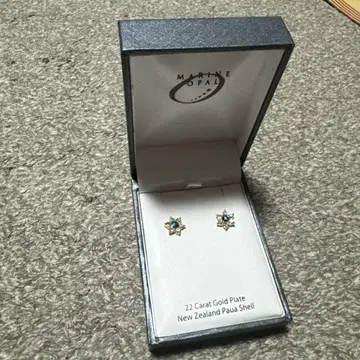 MARINE OPAL 별 모양 귀걸이