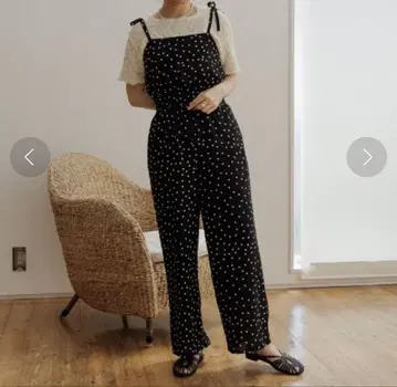 flower 리본 도트 올인원