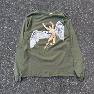 LED-ZEPPELIN 프린트 밴딩 롱 슬리브 Tee