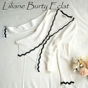 새상품급 Liliane Burty Eclat 리브 니트 가디건 17048