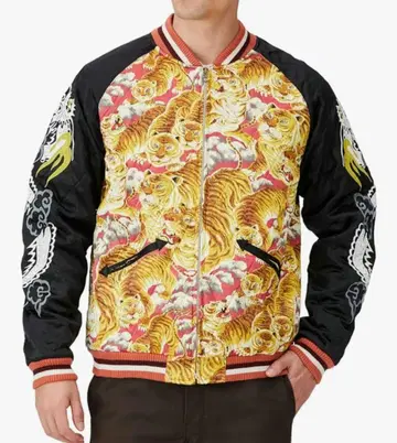 휴스턴 HOUSTON 백호 레이온 자켓 미사용 새상품 스카잔 2XL