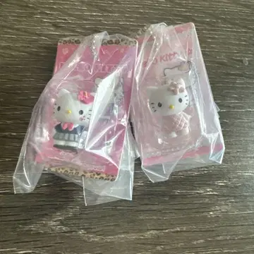 키티 헬로키티 패키지 미니어처 컬렉션 가챠 2종 세트