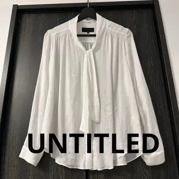 새상품급 UNTITLED 언타이틀 블라우스 상의 풀오버