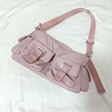 핑크 나일론 백