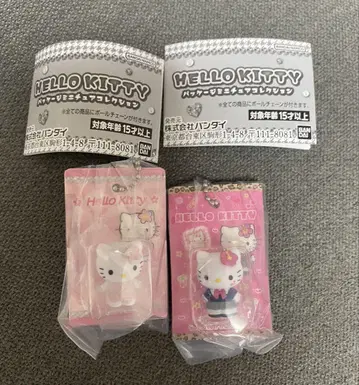 헬로키티 패키지 미니어처 컬렉션 가챠 퀼트 갸루