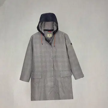 AIGLE 에이글 투습 방수 무단 체크 코트