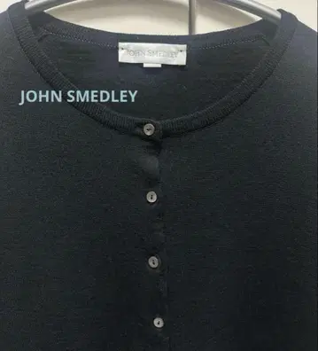 [ JOHN SMEDLEY ] 존스메들리 울 가디건 블랙 S