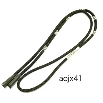 aojx41 새상품 일본제 순수 실크 허리띠 교토 조임 끈 비색