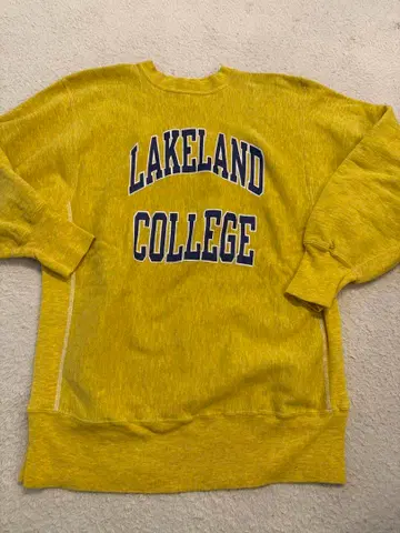 챔피언 리버스 위브 칼리지 로고 맨투맨