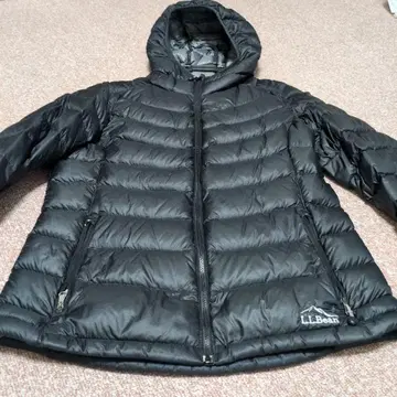 L.L.Bean 블랙 다운 자켓 후드 부착