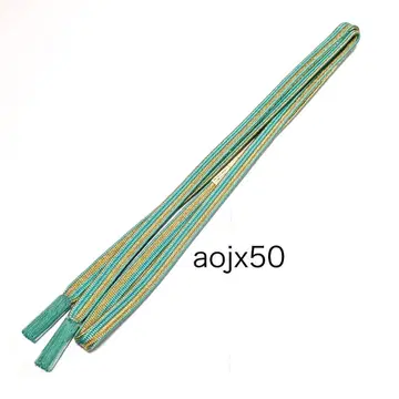 aojx50 새상품 일본제 순수 실크 허리띠 교토 조임끈 포멀 자석색