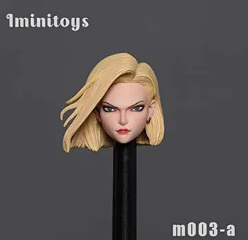 Iminitoys M003A 1/6 피규어용 헤드 화이트 스킨 페일 스킨