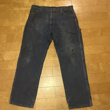 Dickies 디키즈 데님 빈티지 팬츠 남성용 구제 의류 W4