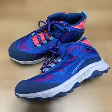 MERRELL 트레킹 슈즈 네이비/핑크 22cm
