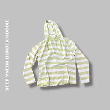 DEEP VNECK 보더 후드티 3018T 후드티