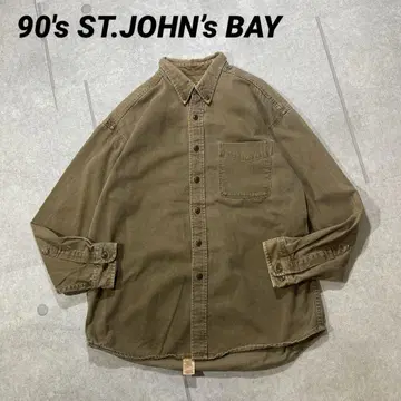 good fade 90s ST.JOHN's BAY 워크 셔츠 빅 XL