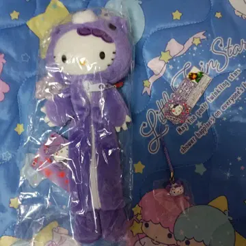 홋카이도 한정 그루미 x 키티 콜라보 2종 세트 펜 파우치 & 스트랩