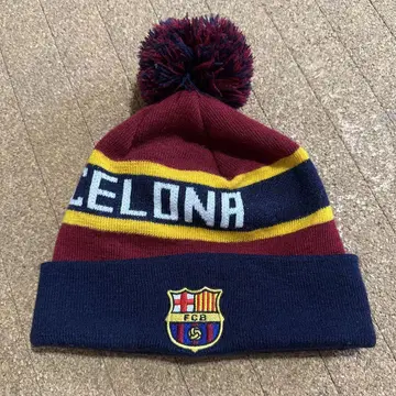 바르셀로나 봉봉 니트 모자 정품