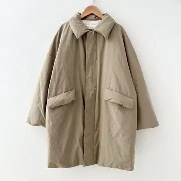 MACPHEE 마이크로 트윌 스텐카라 코트 베이지 36