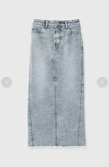 아뉴앙스 심 디자인 데님 타이트 스커트 ( LIGHT BLUE )