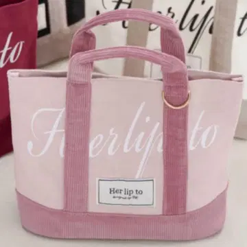 새상품 Herlipto mini tote rose 토트백 핑크