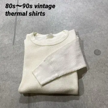 80s 90s UNKNOWN 빈티지 써멀 셔츠